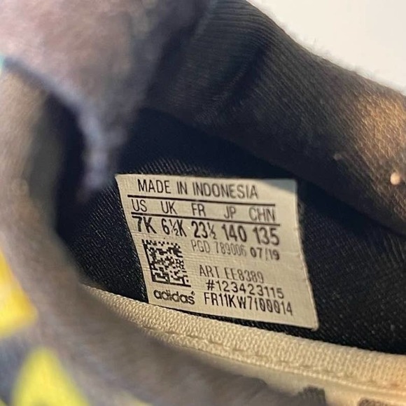 adidas fitfoam ortholite Unisex Baby Girl Shoes US 7K - Picture 10 of 10